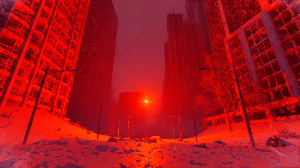 Snow-covered towers of White Hell in the developer’s June 2025 preview.