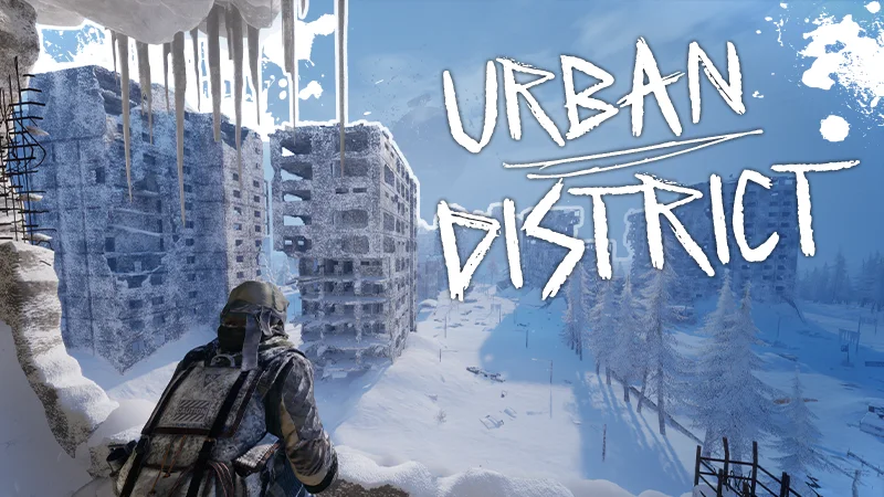 Publisher preview of Urban District with its original area-name overlay, published in January 2025.